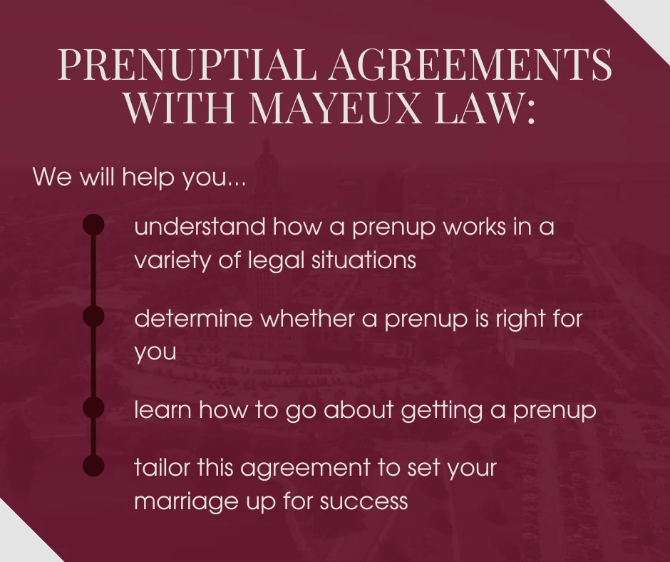 mayeux law prenup agreements